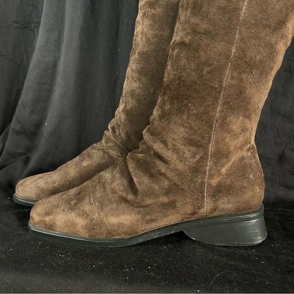 Markon ‘Simon’ Suede Leather Mid Calf Boots - Picture 2 of 4